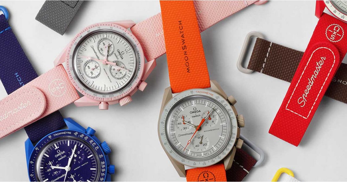 MoonSwatch Swatch x Omega のコラボレーションが 11 個の新しいストラップで強化