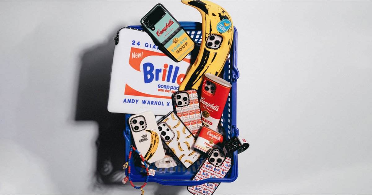 CasetifyのAndy Warhol iPhoneのケースには、巨大なバナナが含まれています