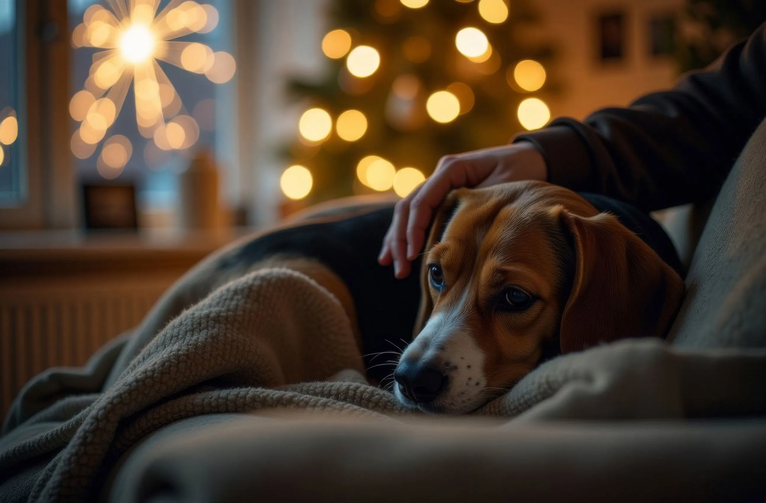 犬と過ごす大晦日：これが人も動物もストレスなく夜を過ごす方法